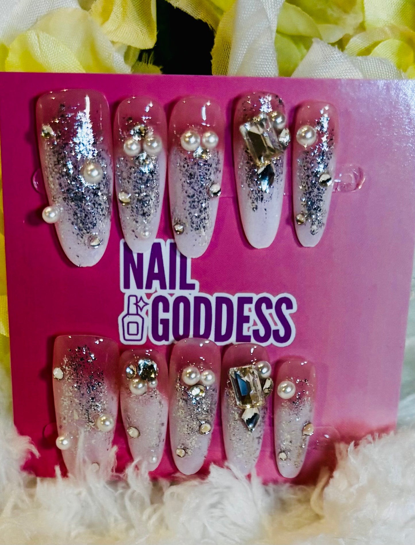Glitter Press On nails